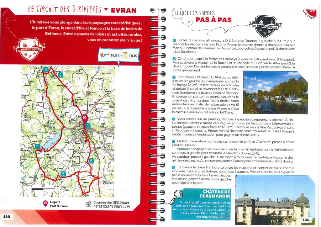 circuit 3 rivières évran