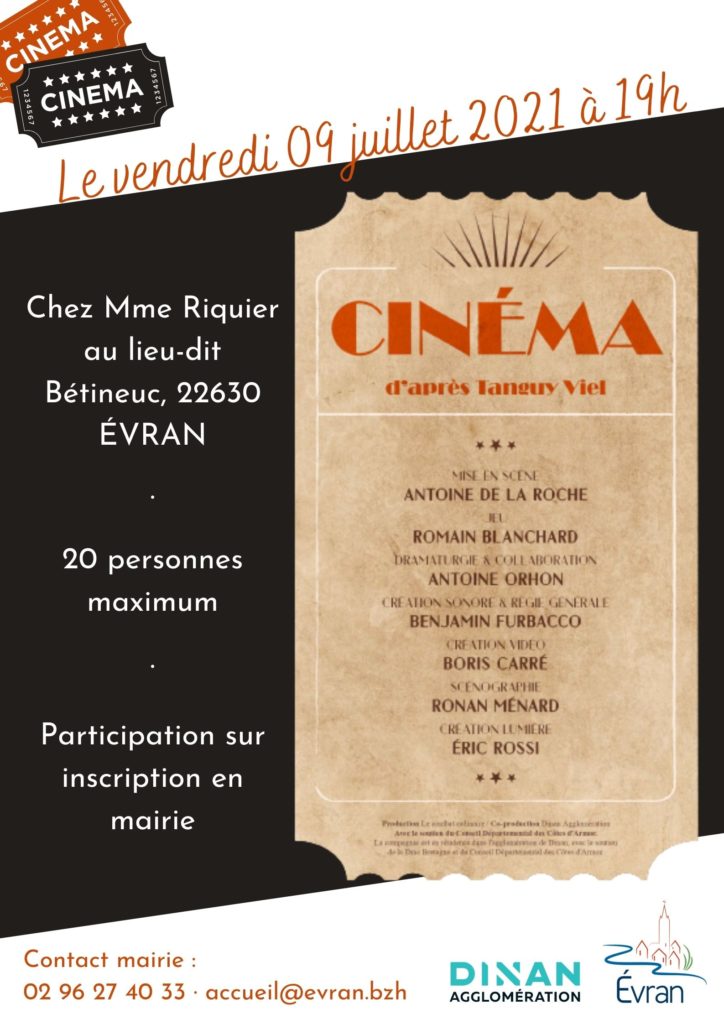 Cinéma chez l'habitant Evran